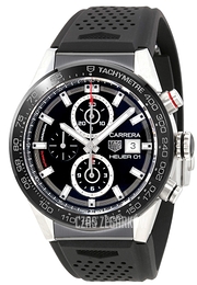 TAG Heuer Carrera Czarny/Guma Ø43 mm CAR201Z.FT6046