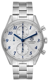 TAG Heuer Carrera Calibre 16 Heritage Automatic Chronograph Srebrny/Stal Ø41 mm CAS2111.BA0730