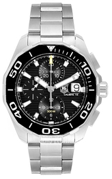 TAG Heuer Aquaracer Chronograph Czarny/Stal Ø43 mm CAY211A.BA0927