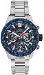 TAG Heuer Carrera Niebieski/Stal Ø43 mm CBG2011.BA0662