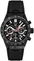 TAG Heuer Carrera Czarny/Guma Ø43 mm CBG2090.FT6145
