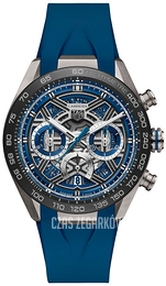 TAG Heuer Carrera Niebieski/Guma Ø44 mm CBU2081.FT6274