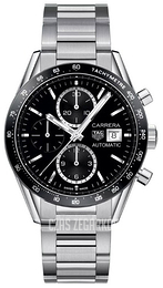 TAG Heuer Carrera Czarny/Stal Ø41 mm CV201AJ.BA0715
