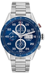 TAG Heuer Carrera Niebieski/Stal Ø43 mm CV2A1V.BA0738