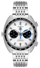 TAG Heuer Autavia Biały/Stal Ø42 mm CY2110.BA0775