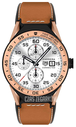 TAG Heuer Connected Modular 45 Srebrny/Skóra Ø45 mm SBF8A5000.32FT6110