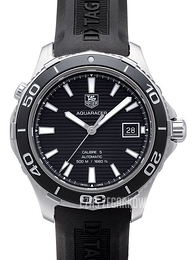 TAG Heuer Aquaracer Calibre 5 Czarny/Guma Ø41 mm WAK2110.FT6027