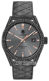 TAG Heuer Carrera Czarny/Skóra Ø41 mm WAR101C.FC6367