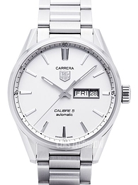 TAG Heuer TAG Heuer Carrera Srebrny/Stal Ø41 mm WAR201B.BA0723