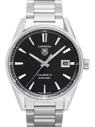 TAG Heuer Carrera Czarny/Stal Ø39 mm WAR211A.BA0782