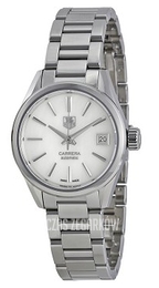 TAG Heuer Carrera Lady Biały/Stal Ø28 mm WAR2411.BA0776