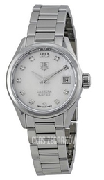 TAG Heuer TAG Heuer Carrera Lady Biały/Stal Ø28 mm WAR2414.BA0770