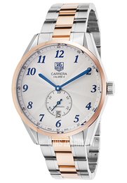 TAG Heuer Carrera Heritage Srebrny/Stal Ø39 mm WAS2153.BD0734