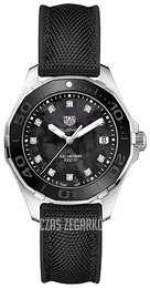 TAG Heuer Aquaracer Lady Czarny/Guma Ø35 mm WAY131M.FT6092