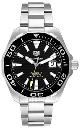 TAG Heuer Aquaracer Czarny/Stal Ø43 mm WAY201A.BA0927