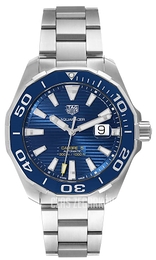 TAG Heuer Aquaracer Niebieski/Stal Ø43 mm WAY201B.BA0927