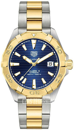 TAG Heuer Aquaracer Niebieski/18 karatowe żółte złoto Ø41 mm WBD2120.BB0930
