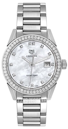TAG Heuer Carrera Lady Srebrny/Stal Ø36 mm WBG1315.BA0758