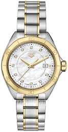 TAG Heuer Formula 1 Ladies Biały/Stal w odcieniu złota Ø32 mm WBJ1421.BB0648