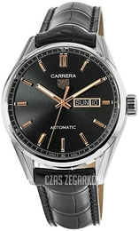 TAG Heuer Carrera Czarny/Skóra Ø41 mm WBN2013.FC6503