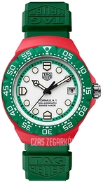 TAG Heuer Formula 1 Solargraph Biały/Guma Ø38 mm WBY1160.FT8085