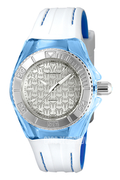 Technomarine Cruise Monogram Srebrny/Guma Ø34 mm TM-115158