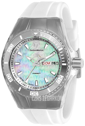 Technomarine Cruise Monogram Srebrny/Guma Ø40 mm TM-115322
