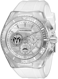 Technomarine Srebrny/Guma Ø46.65 mm TM-118120