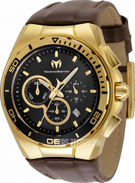 Technomarine Cruise Steel Srebrny/Skóra Ø45 mm TM-120020