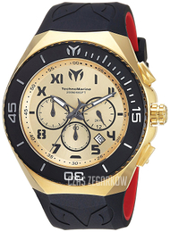 Technomarine Żółte złoto/Guma Ø48 mm TM-215067