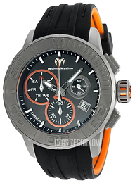 Technomarine Reef Titanium Czarny/Guma Ø48 mm TM-515001