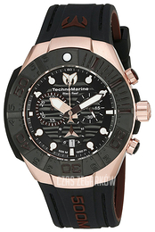 Technomarine Reef Black Czarny/Guma Ø45 mm TM-515019