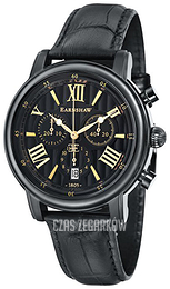Thomas Earnshaw Longcase Czarny/Skóra Ø43 mm ES-0016-0B