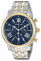 Thomas Earnshaw Longcase Niebieski/Stal w odcieniu złota Ø41 mm ES-0016-22