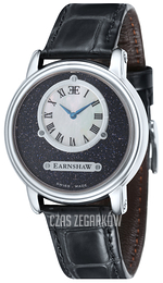 Thomas Earnshaw Lapidary Czarny/Skóra Ø44 mm ES-0027-01