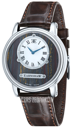 Thomas Earnshaw Lapidary Brązowy/Skóra Ø44 mm ES-0027-03