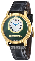 Thomas Earnshaw Lapidary Zielony/Skóra Ø44 mm ES-0027-04