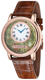 Thomas Earnshaw Lapidary Brązowy/Skóra Ø44 mm ES-0027-06