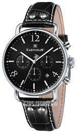 Thomas Earnshaw Investigator Czarny/Skóra Ø43 mm ES-8001-03