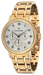 Thomas Earnshaw Beaufort Biały/Stal w odcieniu złota Ø43 mm ES-8051-22