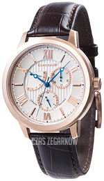 Thomas Earnshaw Cornwall Biały/Skóra Ø42 mm ES-8060-03