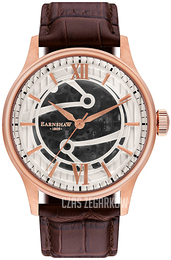 Thomas Earnshaw Bauer Biały/Skóra Ø42 mm ES-8801-02