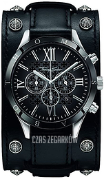 Thomas Sabo Rebel Szary/Skóra Ø43 mm WA0140-218-203