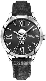Thomas Sabo Rebel Szary/Skóra Ø43 mm WA0210-218-203