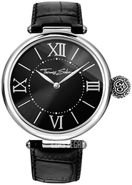 Thomas Sabo Karma Czarny/Skóra Ø38 mm WA0260-218-203