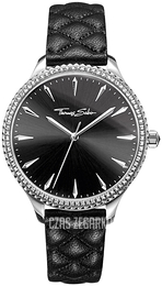 Thomas Sabo Czarny/Skóra Ø38 mm WA0322-221-203