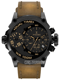 Timecode Marconi 1896 Czarny/Skóra Ø46 mm TC-1002-05