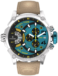 Timecode Marconi 1896 Zielony/Tkanina Ø46 mm TC-1002-18