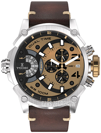 Timecode Marconi 1896 Brązowy/Skóra Ø46 mm TC-1002-19