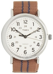 Timex Weekender Biały/Tkanina Ø40 mm ABT518